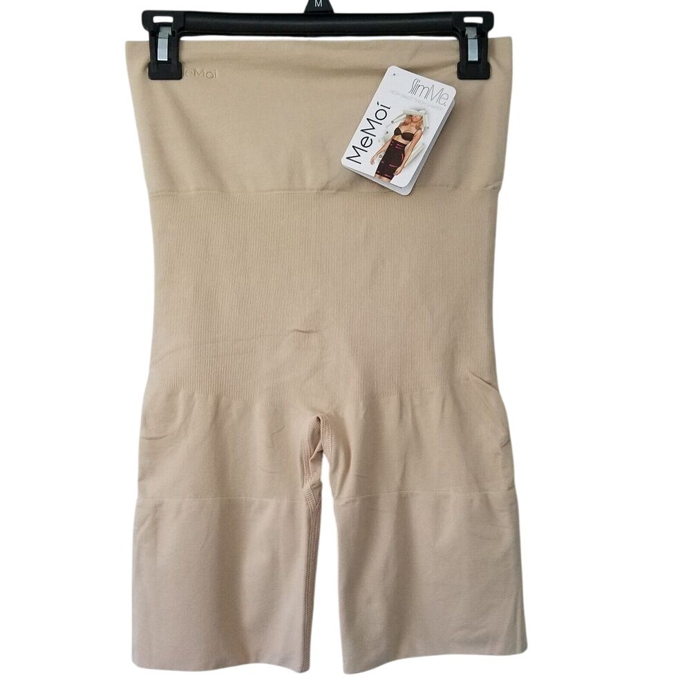 MeMoi Slim Me High‎ Waist Thigh Shaper MSM-108 Size L / 3 Shaping Control NWT